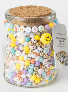 Pastel Shine Bead Jar