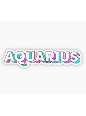 Aquarius Sticker 