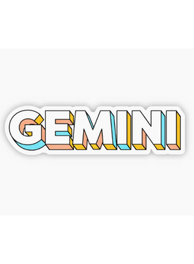 Gemini Sticker 
