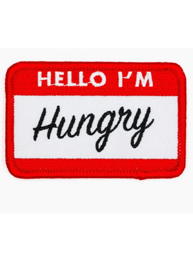 Hello I'M Hungry Embroidered Patch
