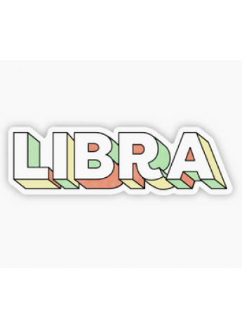 Libra Sticker 
