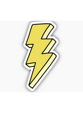 Lightning Bolt Sticker 
