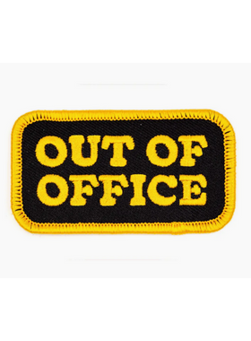 Out of Office Embroidered Patch
