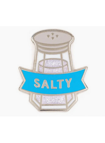 Salty Enamel Pin