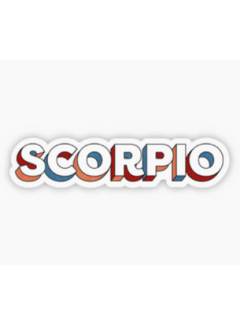 Scorpio Sticker 